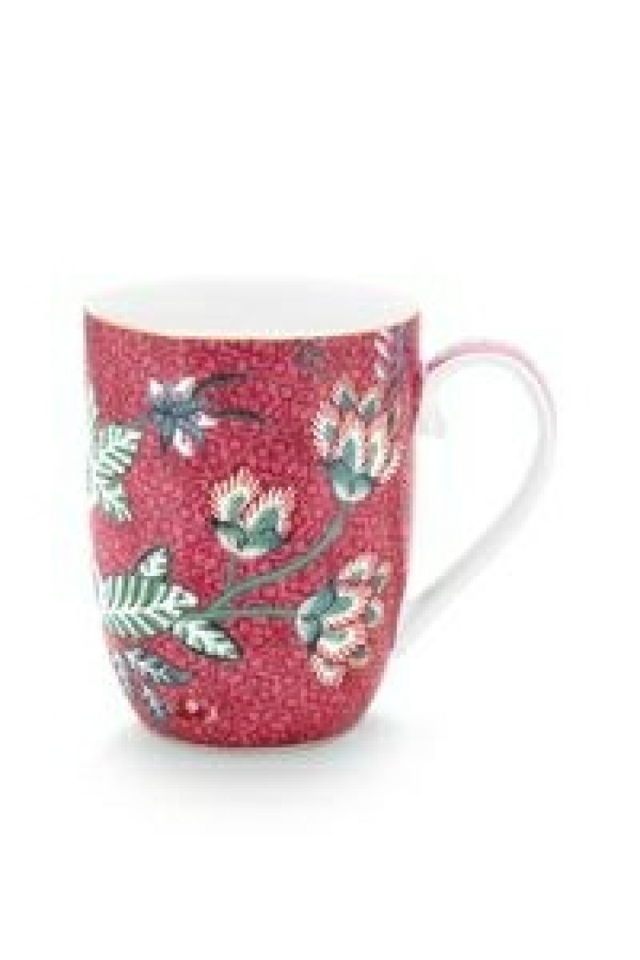 Art De La Table Pip Studio Tasses A Cafe | Petit Tasse Flower Festival Rose Fonce