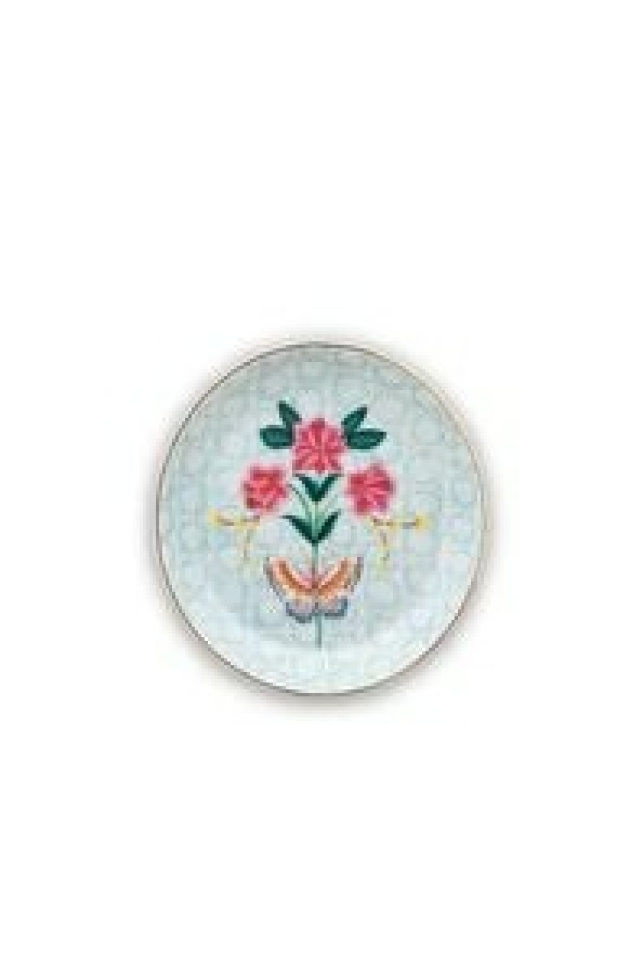 Art De La Table Pip Studio Soucoupes A The | Repose-Sachet Blushing Birds En Coloris 9 Cm Blanc